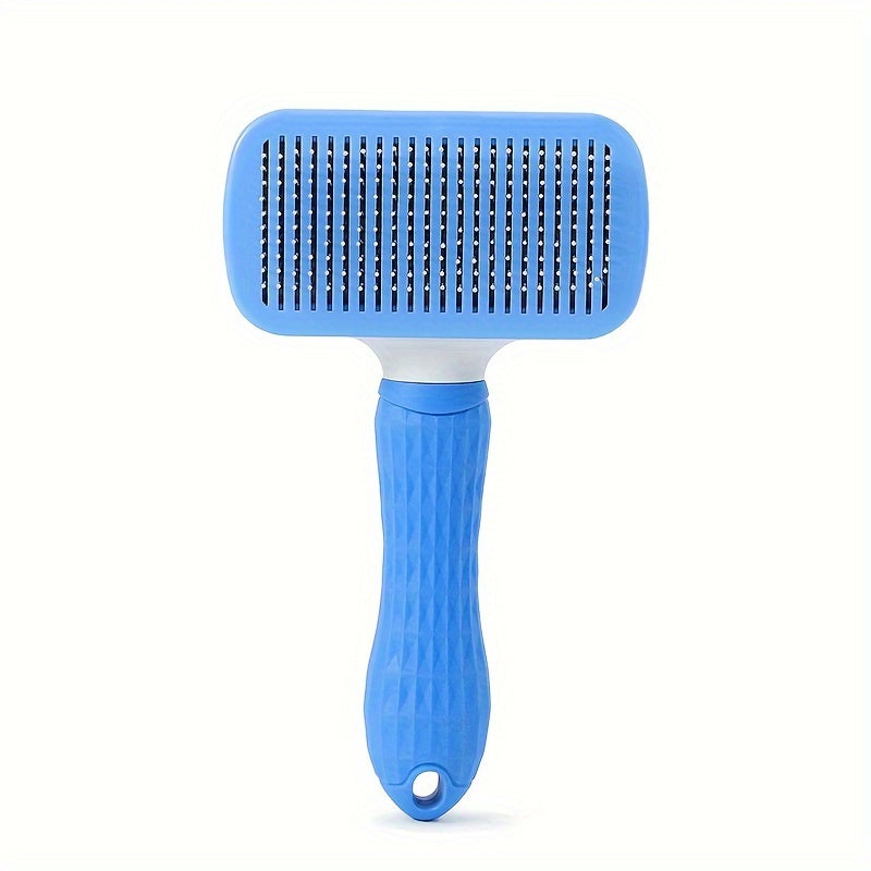 Brosse de toilettage pour la mue des chiens et des chats, un outil facile à utiliser en un clic pour éliminer le sous-poil mort, diverses couleurs