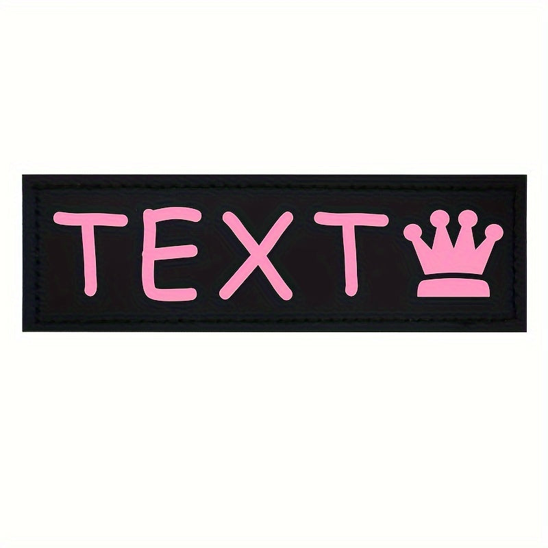 9 Colors Available Custom Pet Patches for Dog Harness Vest with Custom Name Traction Accessories