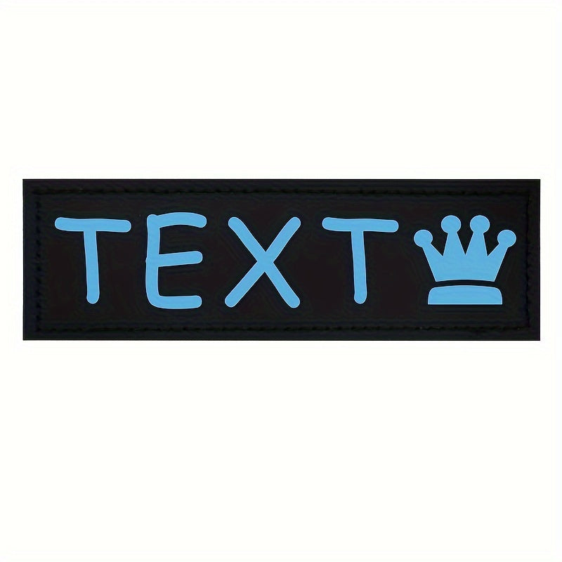 9 Colors Available Custom Pet Patches for Dog Harness Vest with Custom Name Traction Accessories