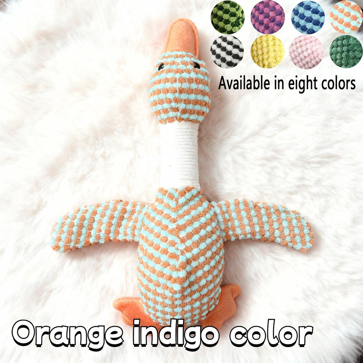 Oie sonore en peluche pour chien – Résistante aux morsures – photo produit 8