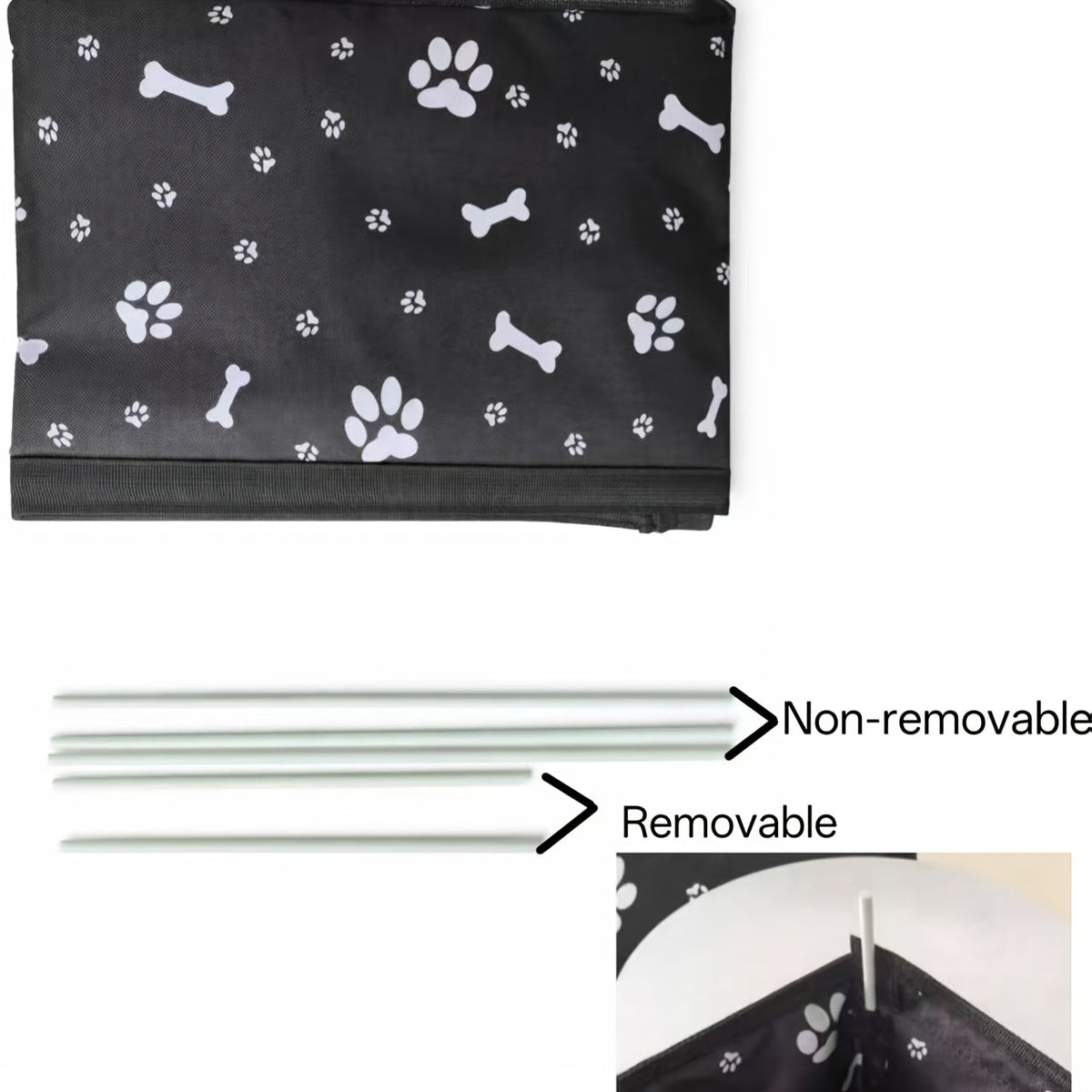 Siège auto avant avec poches – Chien – photo produit 4