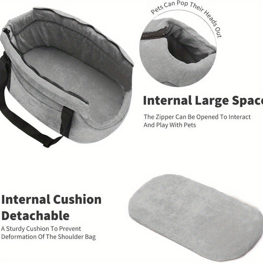 Sac de transport épaule lavable – Chien & chat – photo produit 2