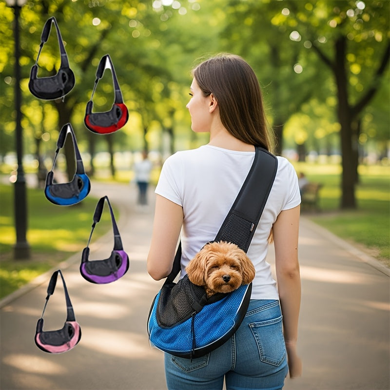 Sac bandoulière respirant – Petit & moyen chien – photo produit 3