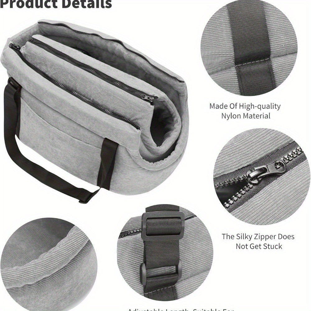 Sac de transport épaule lavable – Chien & chat – photo produit 8