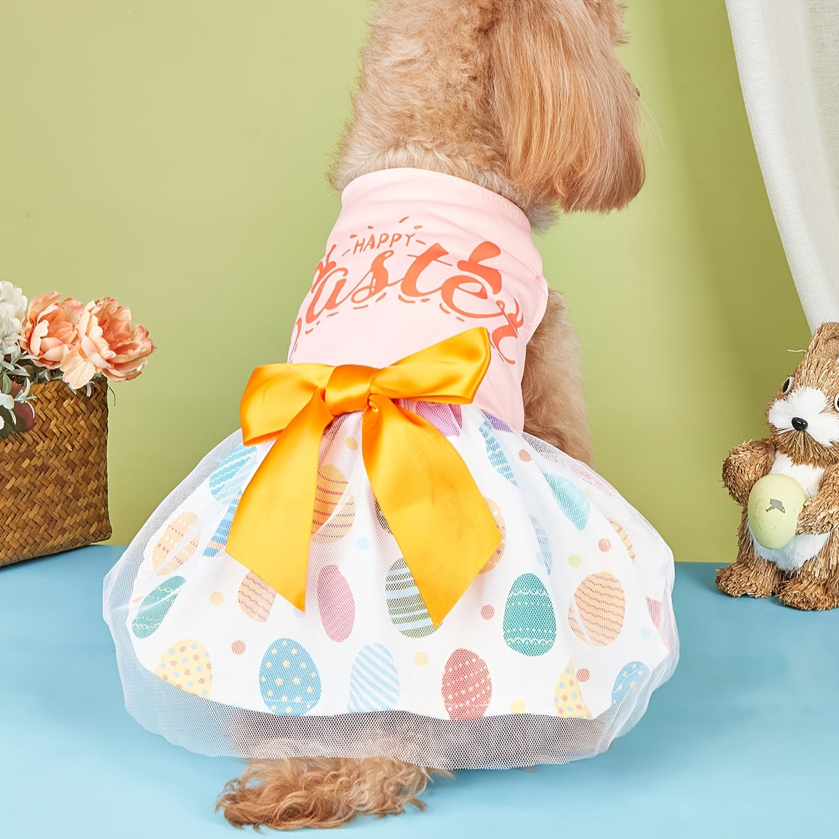 Robe de Pâques – Œufs & nœud papillon – vue principale