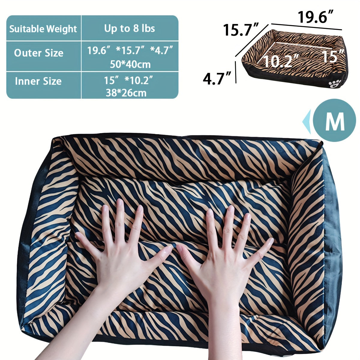 Panier épais & chaud pour chien – photo produit 6
