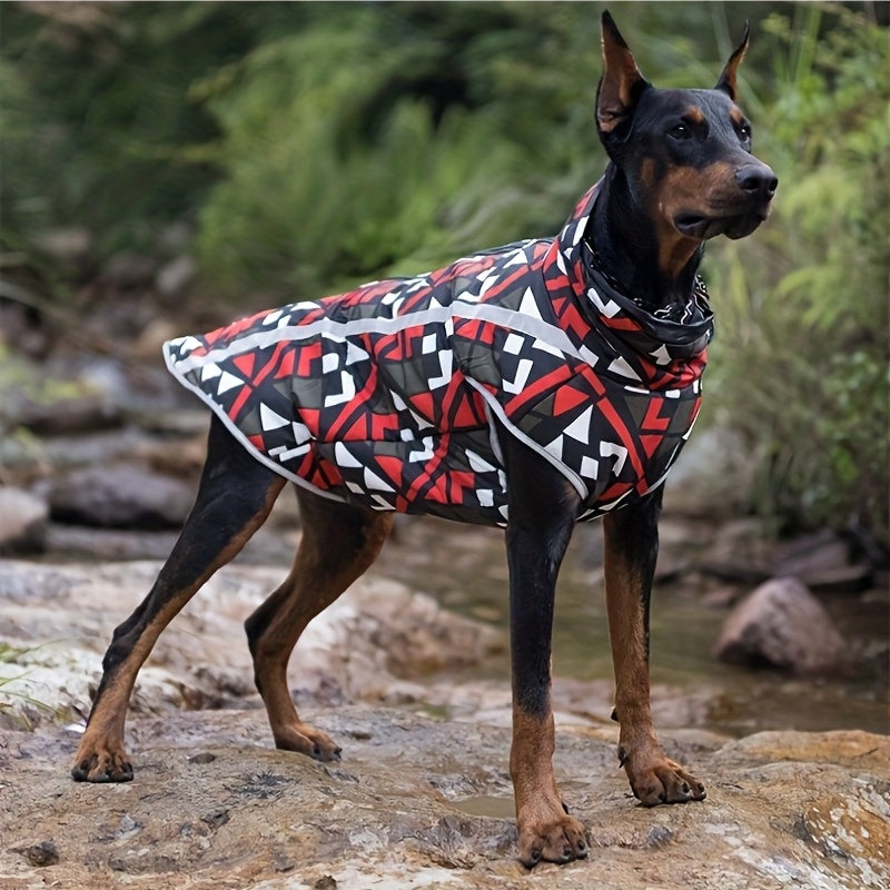 Manteau imperméable à motifs – Réfléchissant – photo produit 8