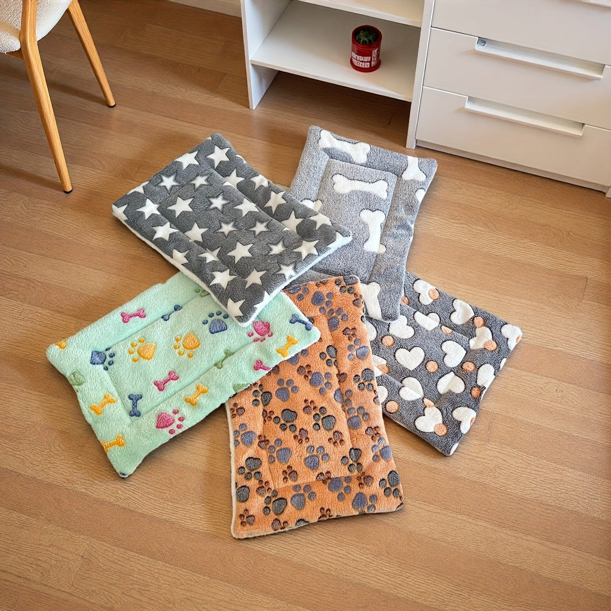 Tapis en peluche double face – Chien & chat – photo produit 5