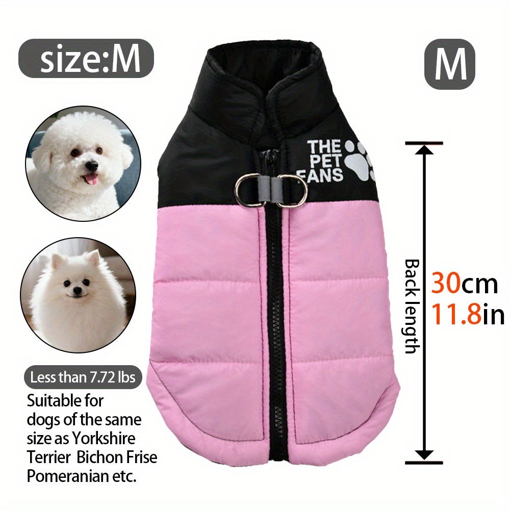 Manteau chaud pour chien – Anneaux laisse intégrés – photo produit 20