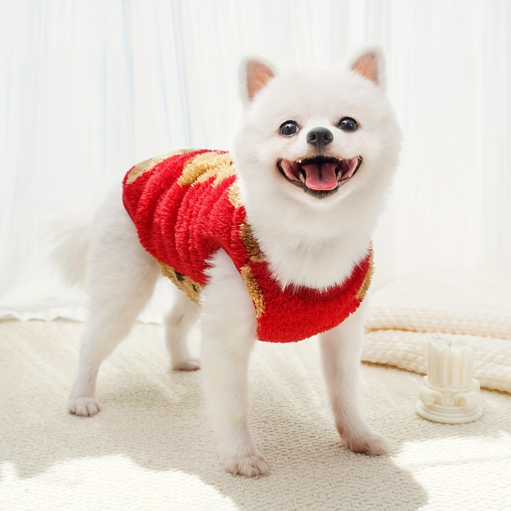 Pull peluche rouge – Motif petits ours – photo produit 8