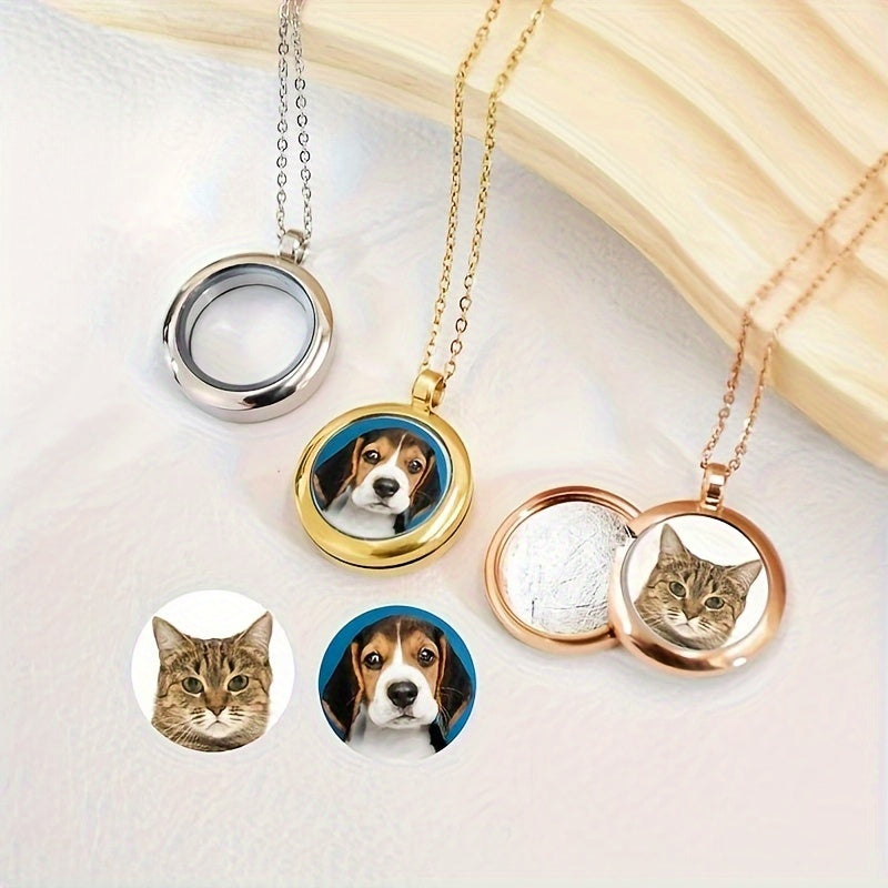 Collier souvenir personnalisé – Photo & poils – photo produit 5