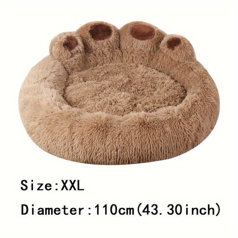 Lit patte d’ours en peluche – Chaud & douillet – photo produit 13