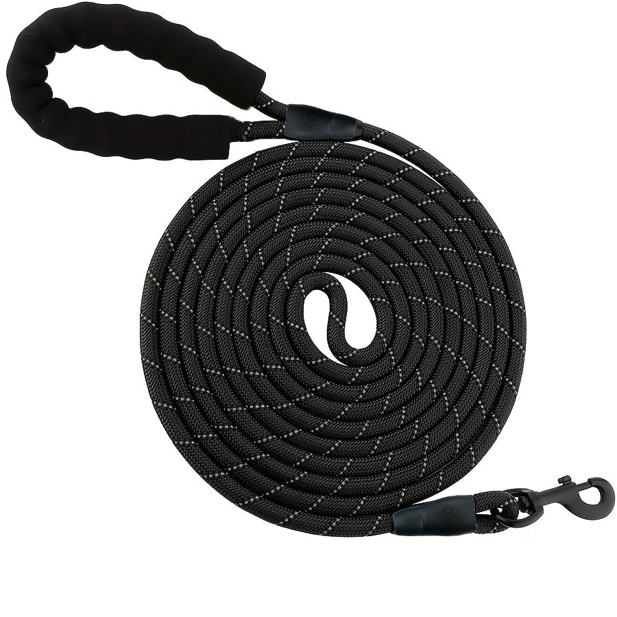 Dog Nylon Leash Lengthened And Reflective Round Rope Small And Medium Cats Dogs Leash Pet Traction Rope