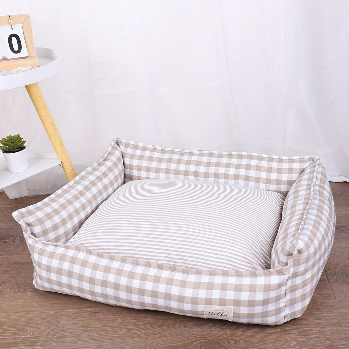Panier à carreaux – Amovible & lavable – photo produit 3