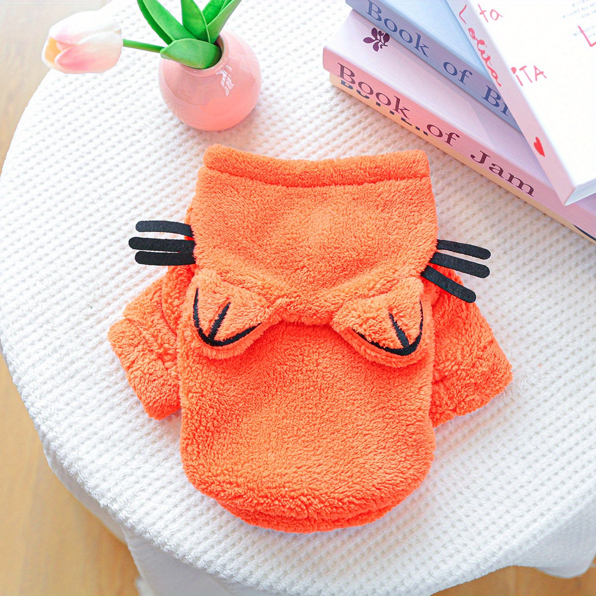 Costume chat orange – Sweat à capuche – photo produit 3
