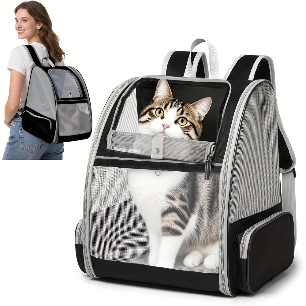 Sac à dos spacieux en maille – Chien & chat – photo produit 9