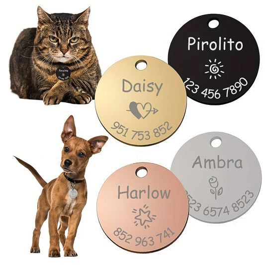 Médaille inox personnalisable – Motif au choix – vue principale