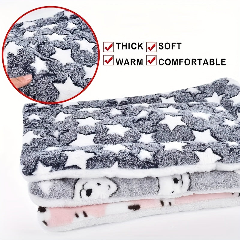 Tapis en peluche double face – Chien & chat – photo produit 9