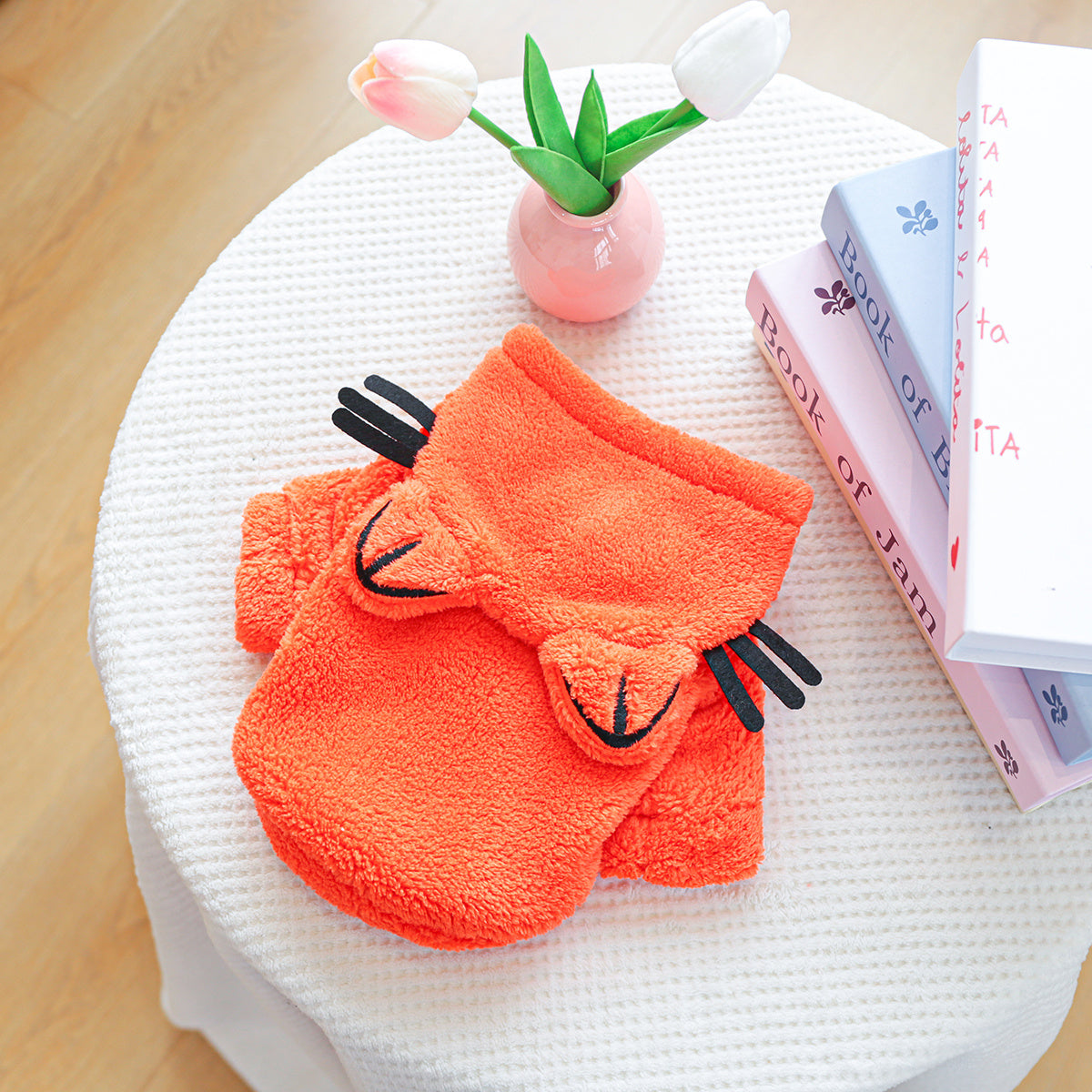 Costume chat orange – Sweat à capuche – photo produit 5