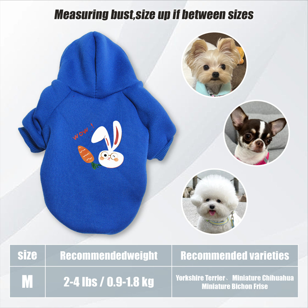 Sweat lapin & carotte – Capuche pour chien – photo produit 16