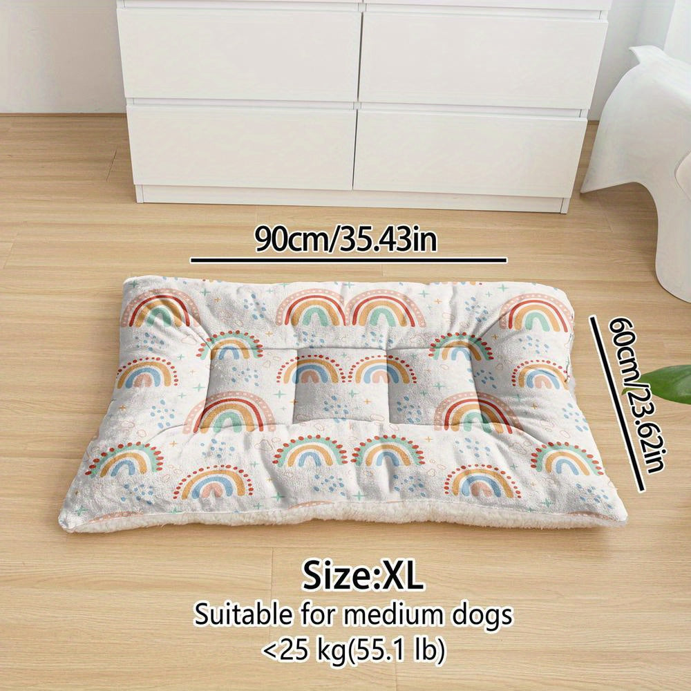Lit épais motif arc-en-ciel – Lavable – photo produit 6
