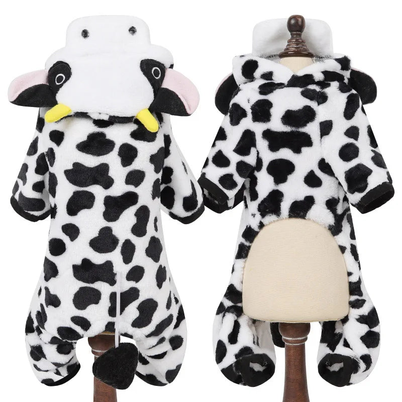 Pyjama cartoon chaud – Petit chien & chat – photo produit 14