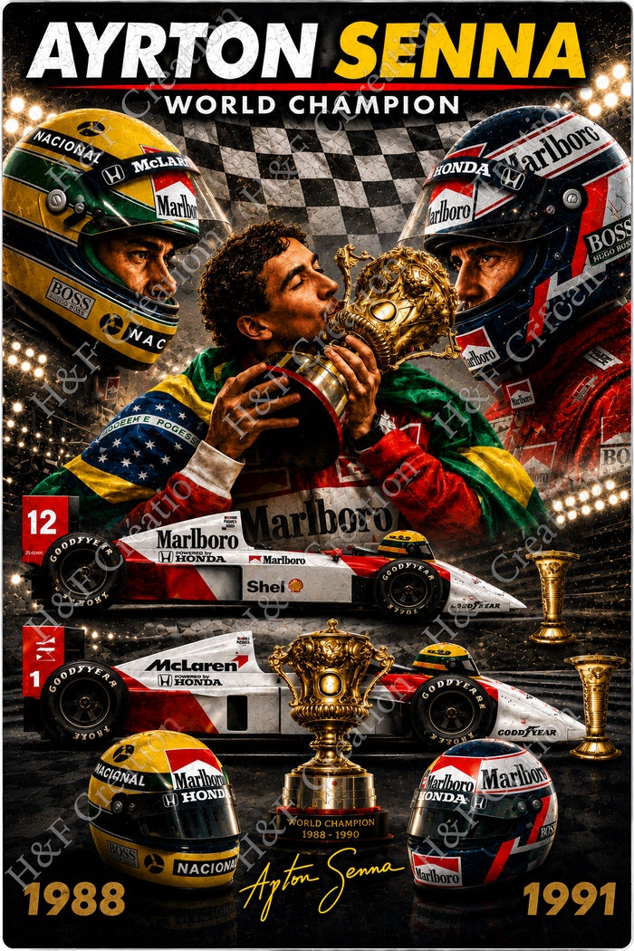 Ayrton Senna - World Champion 1988-1991