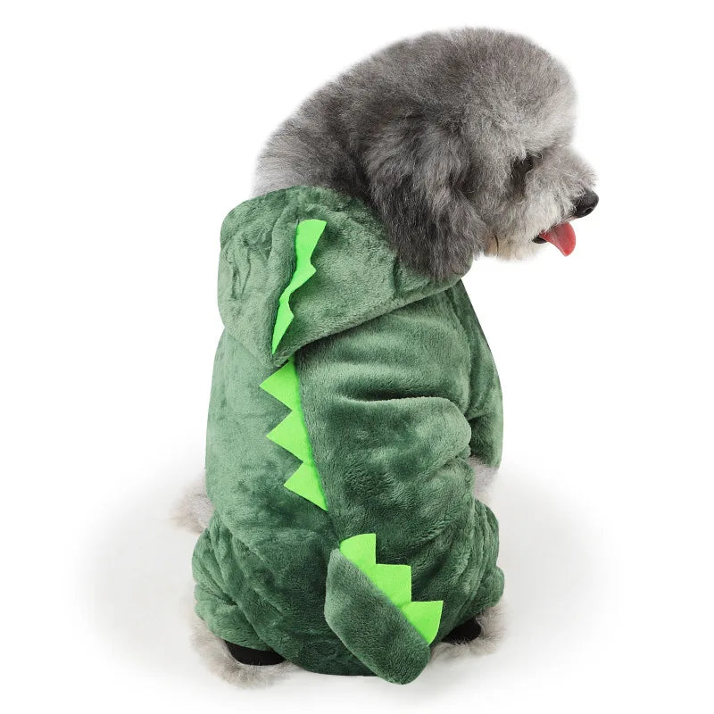 Pyjama cartoon chaud – Petit chien & chat – photo produit 4