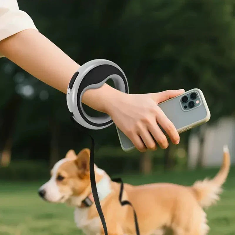 Laisse rétractable 2,5 m pour chien – Ergonomique – photo produit 5
