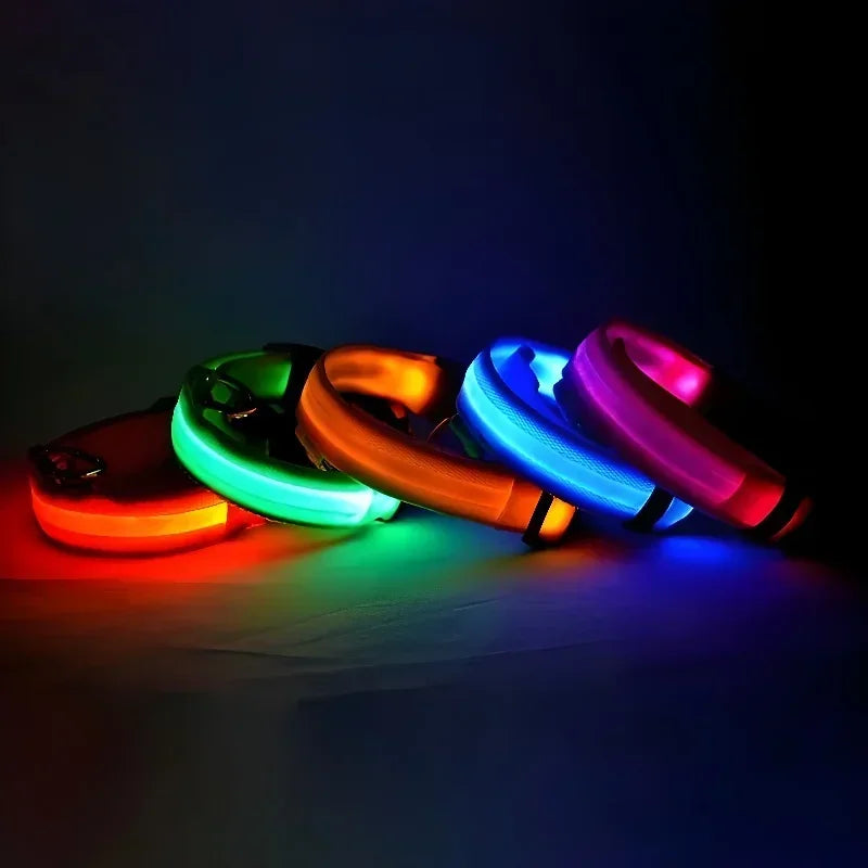 Collier LED clignotant – Sécurité nocturne – photo produit 6