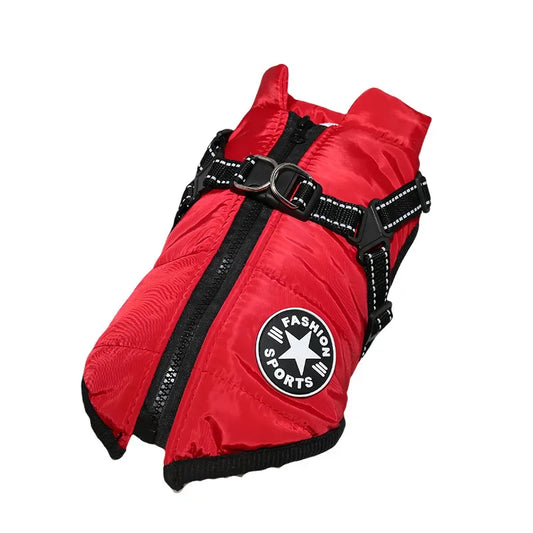 Manteau pour chiens chauds et imperméable. Design "Fashion sport"