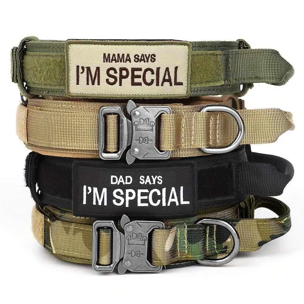 Collier tactique avec poignée – Patch personnalisable – vue principale