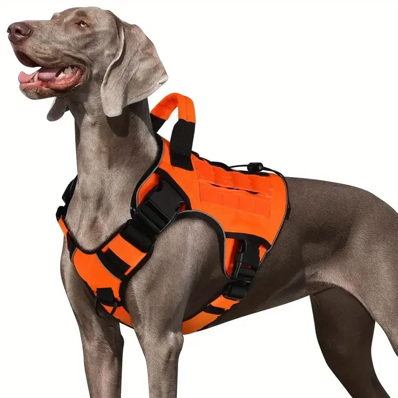 Harnais tactique réfléchissant – Anti-traction avec poignée – photo produit 6