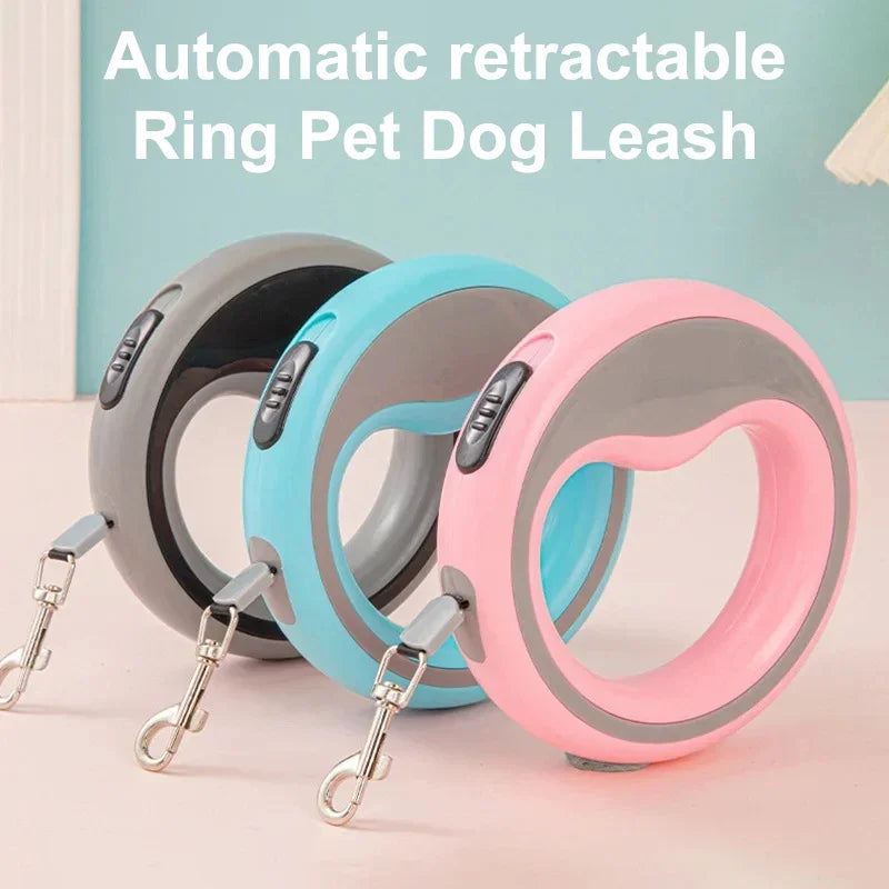 Laisse rétractable 2,5 m pour chien – Ergonomique – vue principale
