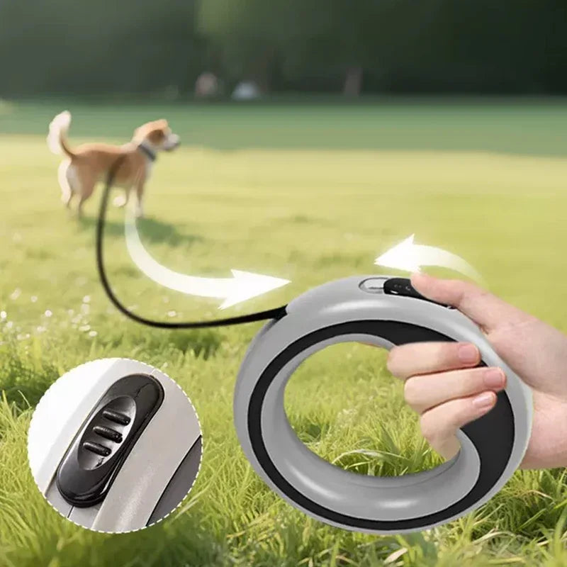 Laisse rétractable 2,5 m pour chien – Ergonomique – photo produit 3
