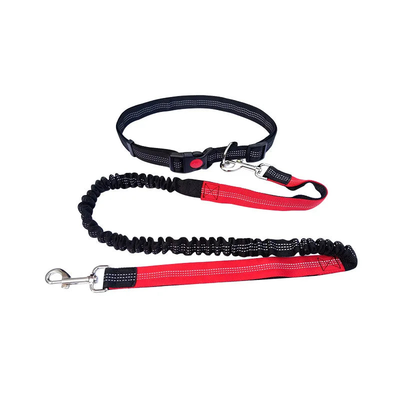 Hand Free Dog Leash for Pet Walking Running Jogging Adjustable Dog leash Waist Belt Chest Strap Traction Rope Dog Accessories