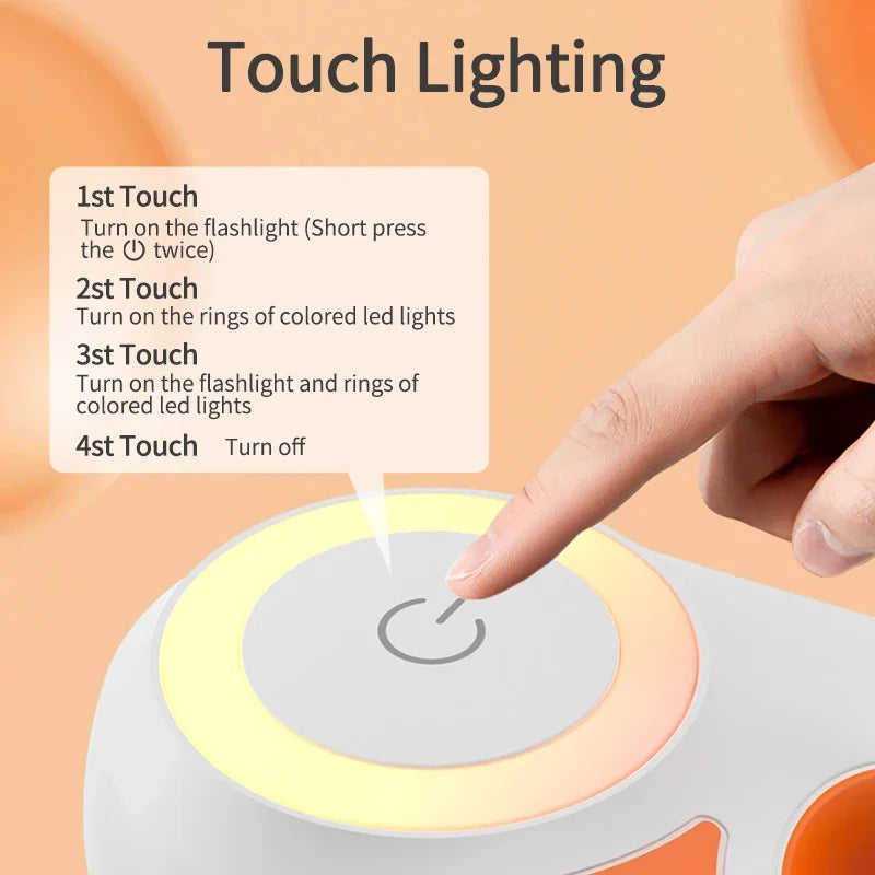 Laisse rétractable 3 m avec lumière LED – photo produit 2