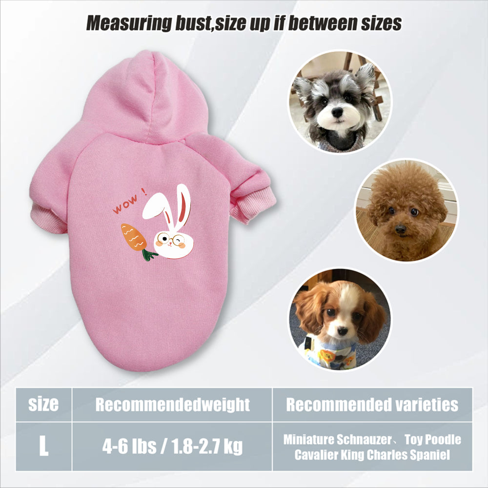 Sweat lapin & carotte – Capuche pour chien – photo produit 30
