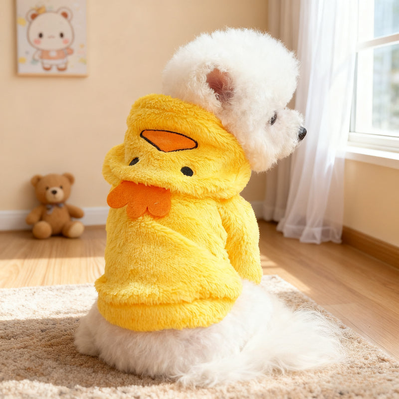 Costume poussin jaune – Sweat à capuche – photo produit 2