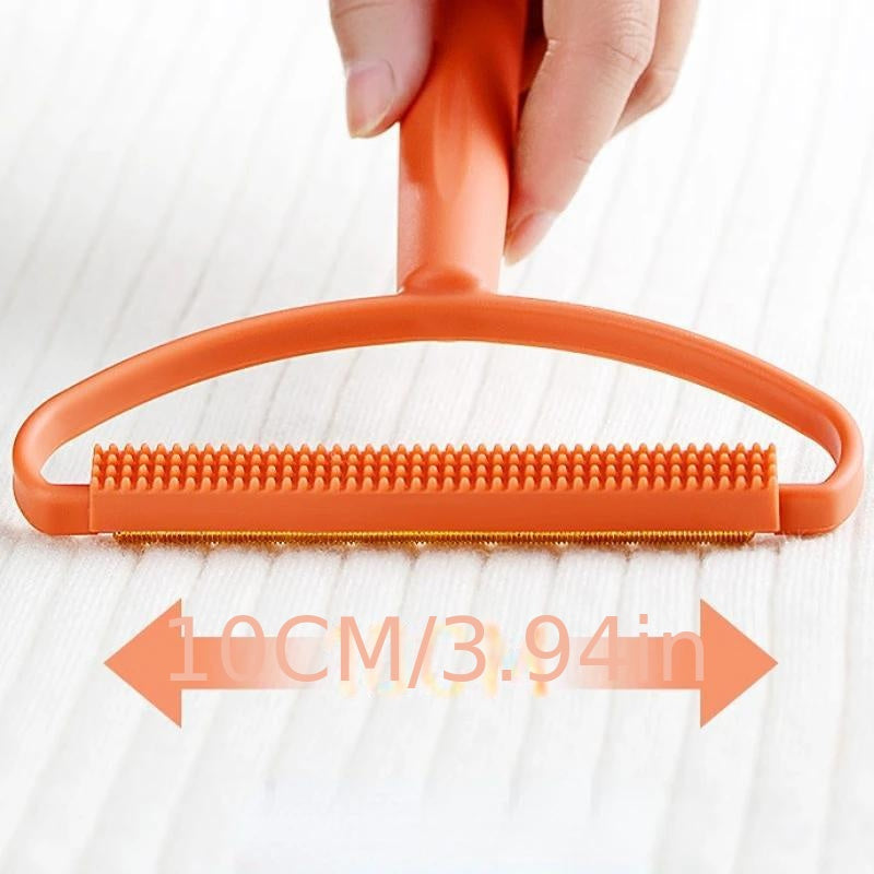 Brosse double face pour éliminer les poils d'animaux sur les vêtements, les canapés et toutes autres surfaces en tissu. Rasoir à tissu réutilisable, diverses couleurs