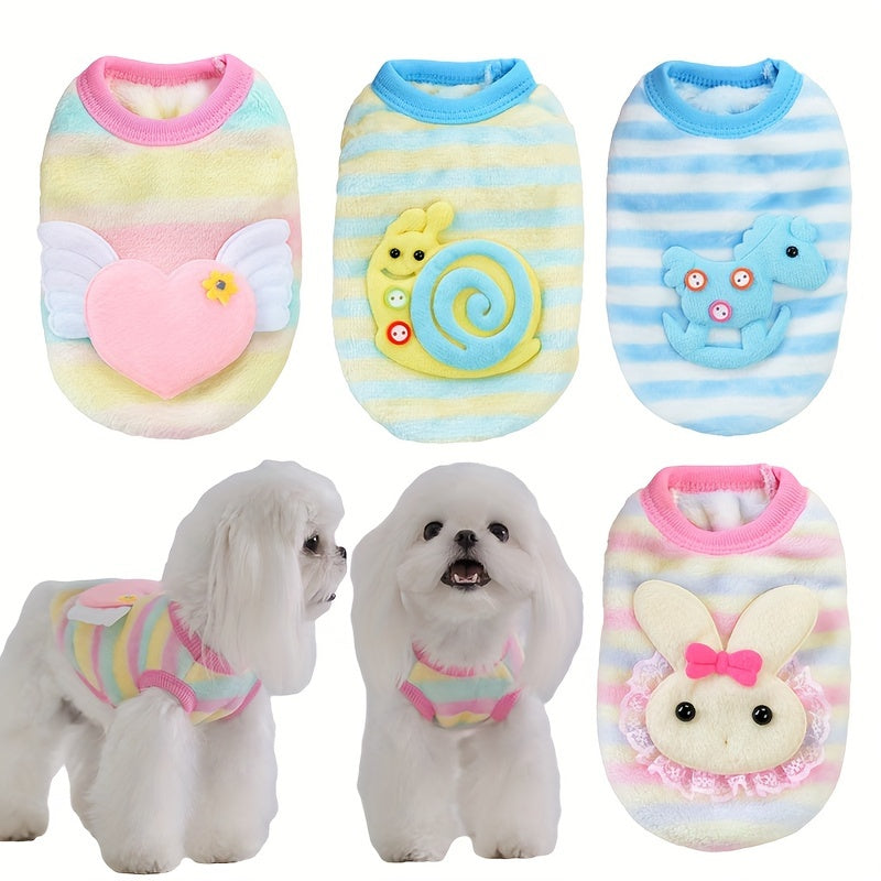 Gilet polaire à motifs animaux – Petit chien – photo produit 3