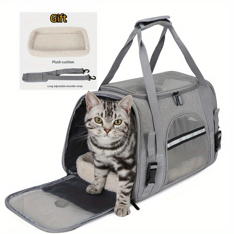 Sac de transport transparent respirant – Chien & chat – photo produit 7