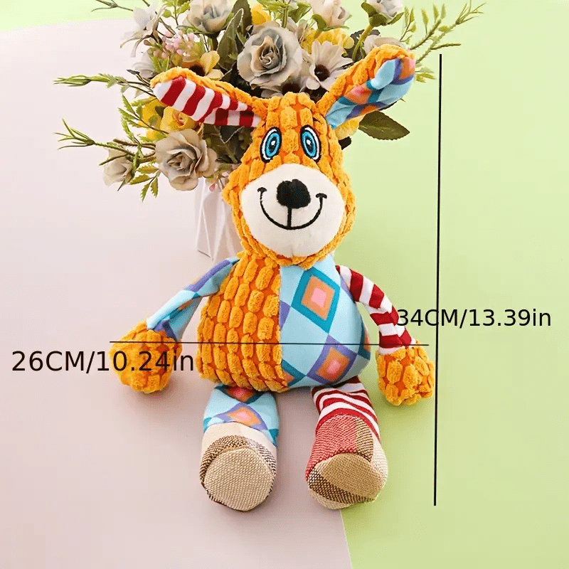 Peluche sonore renforcée – Chien & éléphant – photo produit 3