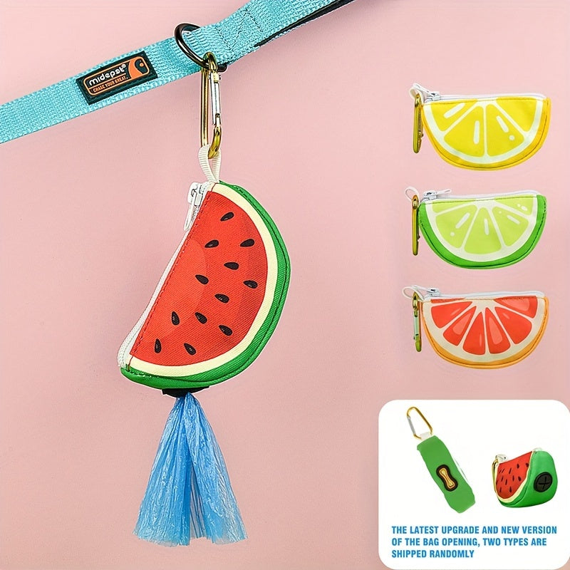 Distributeur de sacs à déjections en forme de fruit – photo produit 3