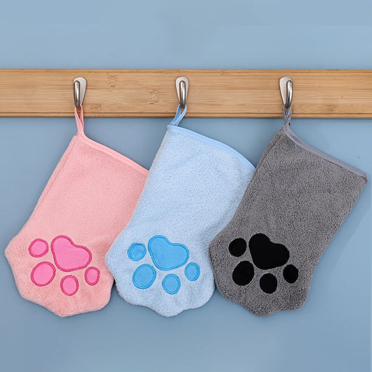 Gants de toilette microfibre – Chien & chat – photo produit 2