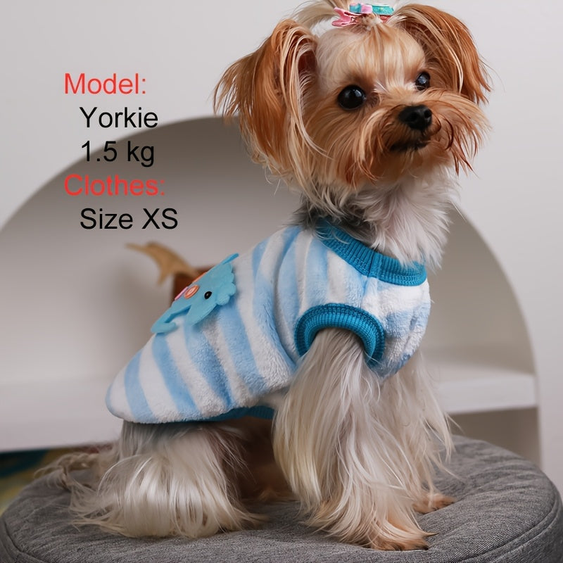 Gilet polaire à motifs animaux – Petit chien – photo produit 6