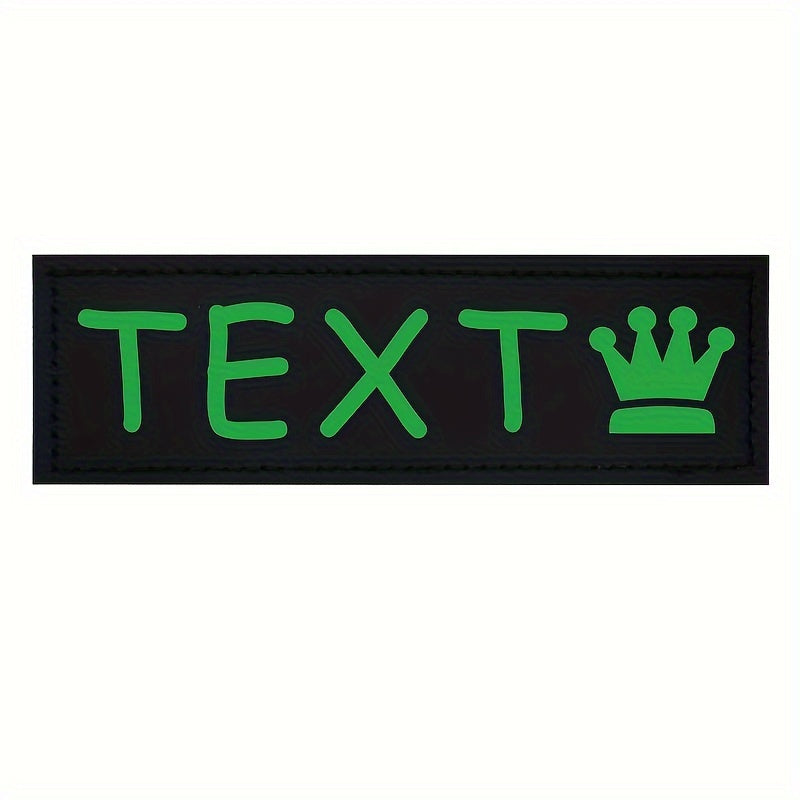 9 Colors Available Custom Pet Patches for Dog Harness Vest with Custom Name Traction Accessories