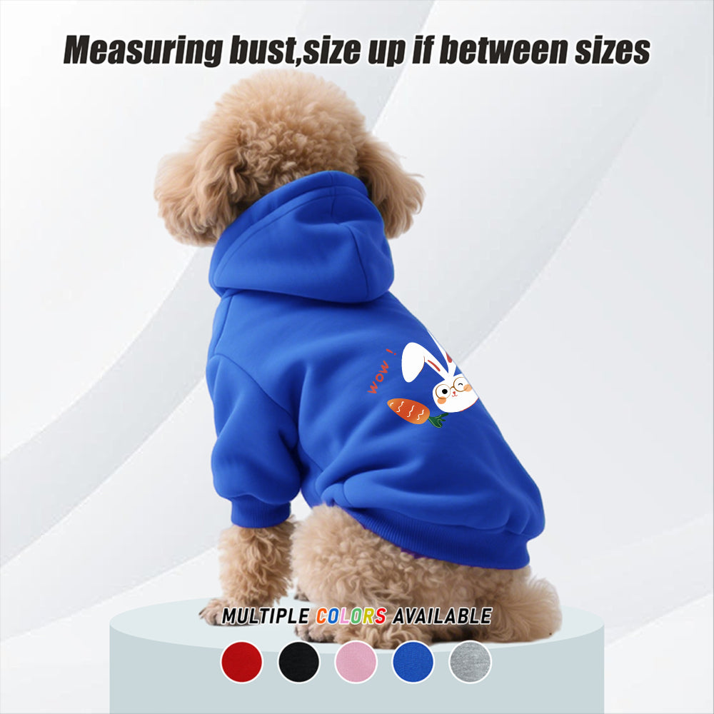 Sweat lapin & carotte – Capuche pour chien – photo produit 2