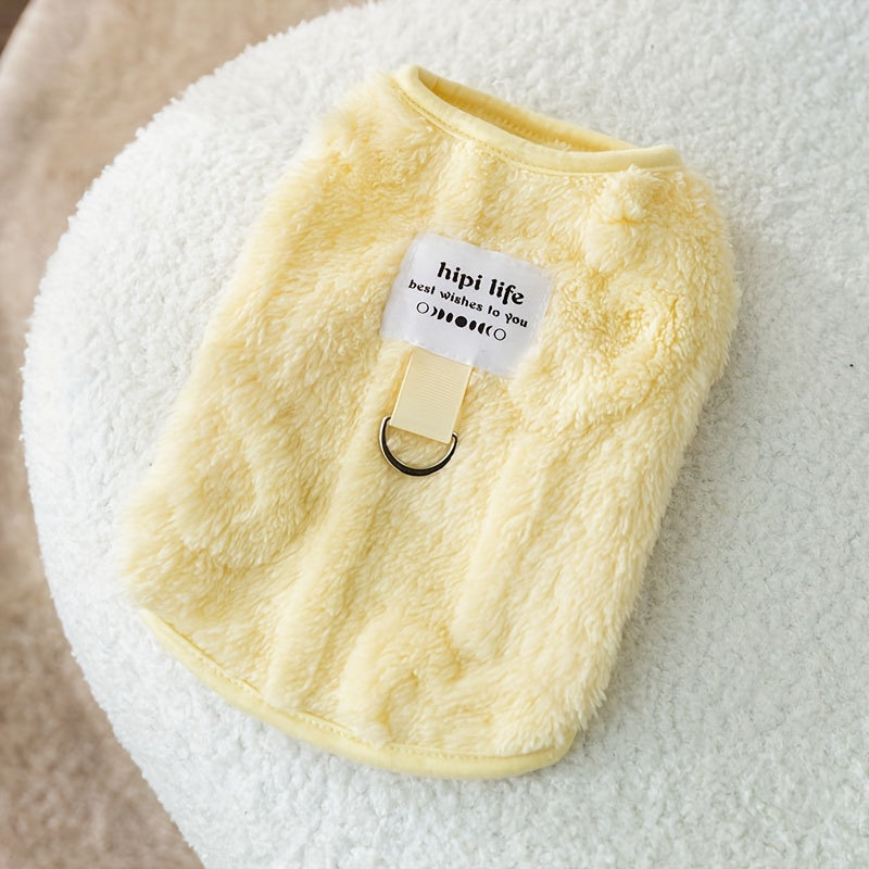 Pull polaire douillet pour chien – Anneau intégré – photo produit 8