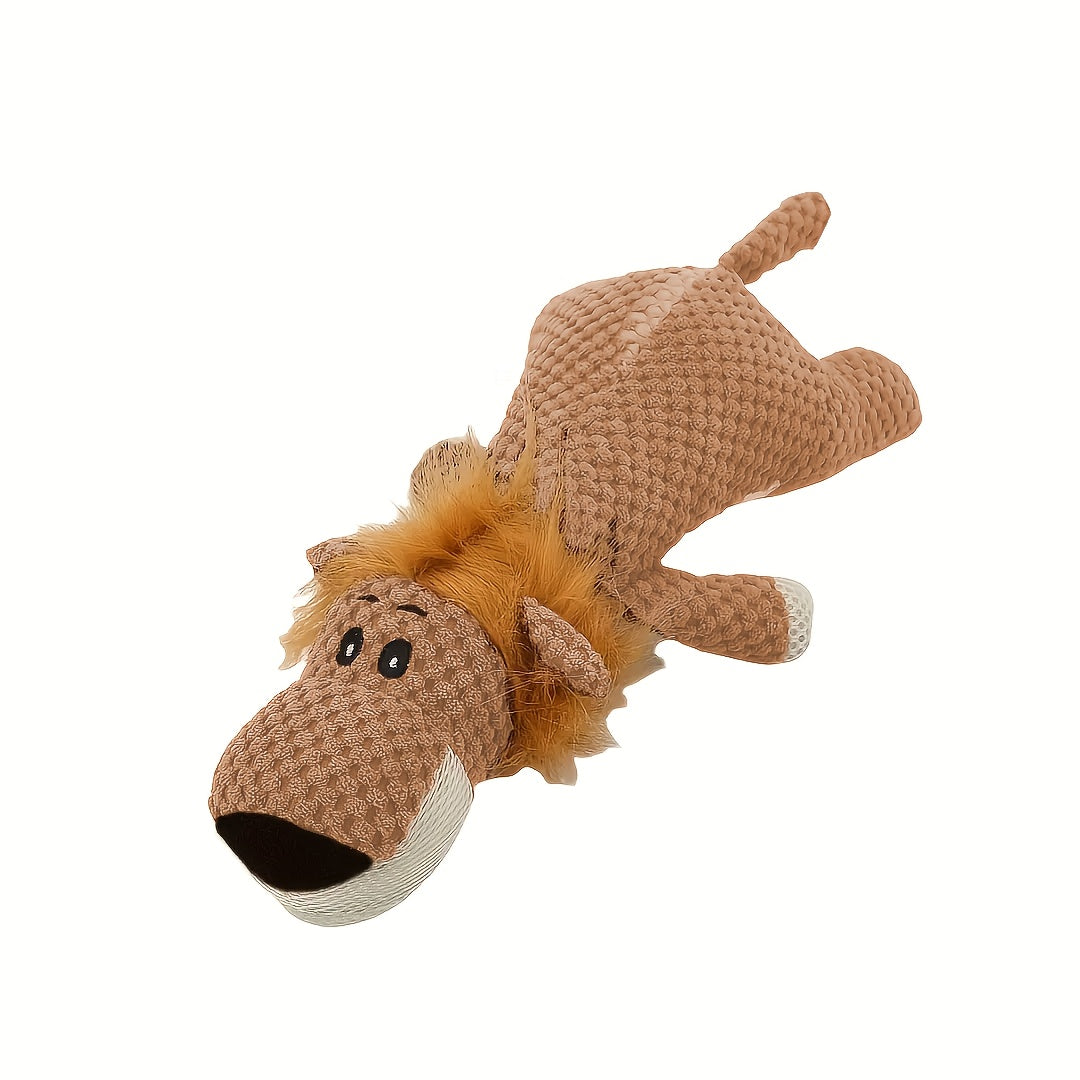 Grande peluche sonore pour chien – Animaux assortis – photo produit 12